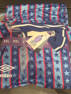 Umbro USA Soccer Jersey! Men’s Size 2XL XXL! NWT! Knock out round bound!